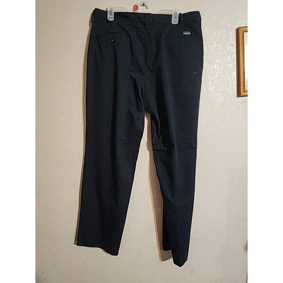 UniFirst SofTwill Work Pants Navy 38x33 Pleated Front Pockets Lightweight - Picture 8 of 9